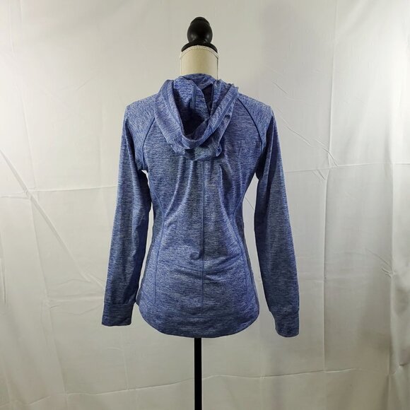 Champion Duo Dry Blue Chambray Women's Full Zip Hoodie Sweatshirt - XS - Picture 9 of 16